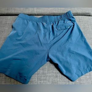 Southern Tide XL blue swim trunks with mesh liner